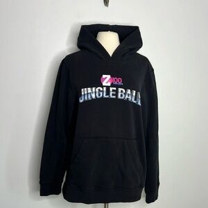 Aeropostale black jingle ball concert 2013 hoodie, size large